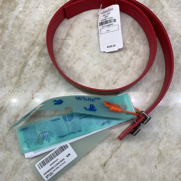 OFF-WHITE Arrow 25mm Leather Belt main image 5
